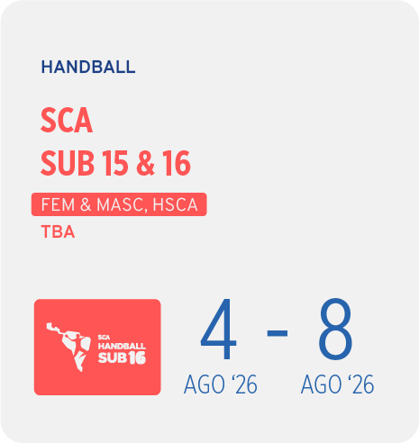 HANDBALL SCA SUB 15 & 16